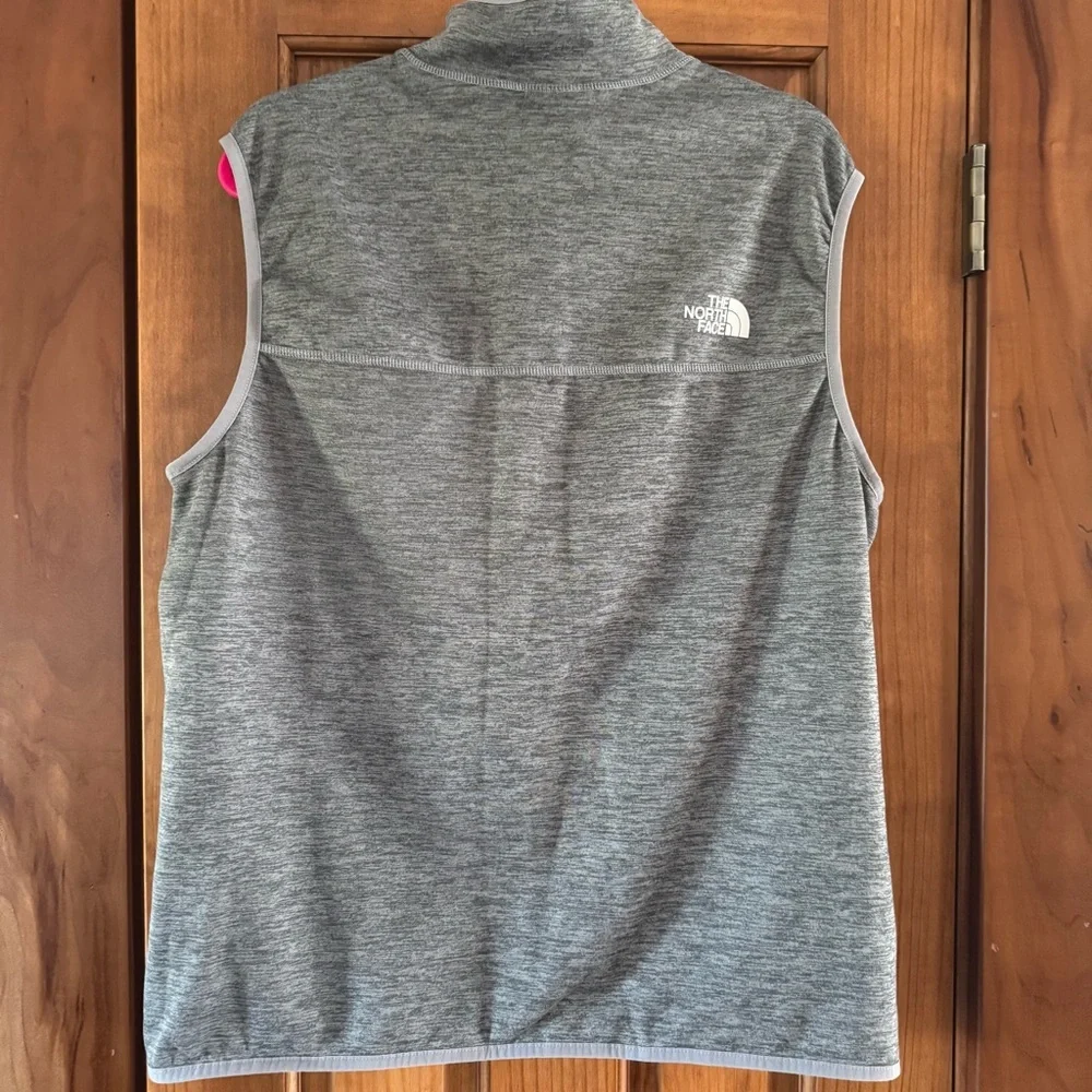 The North Face Canyonlands Fleece Vest Men’s Large Gray Heathered Full Zip